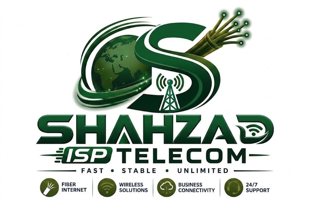 Shahzad ISP Telecom Logo
