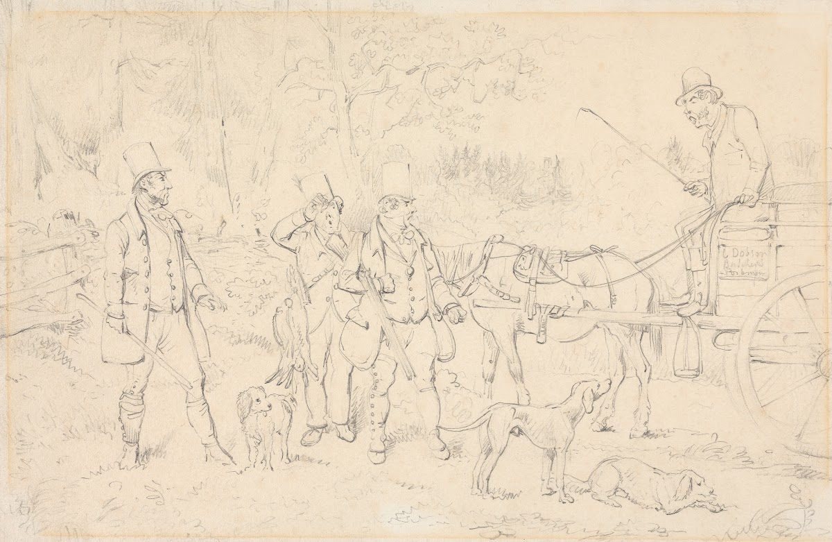 Sporting Anecdotes Sketch for The Sporting Butcher