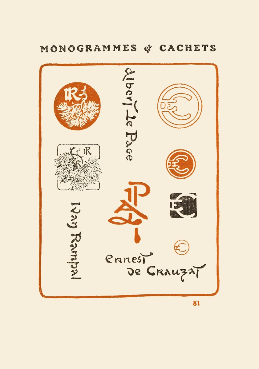 Le second livre des monogrammes marques cachets et es libris Pl79 1908