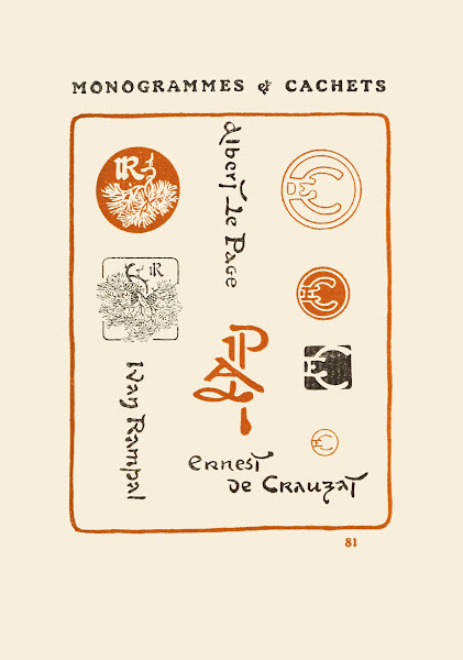 Le second livre des monogrammes marques cachets et es libris Pl79 1908
