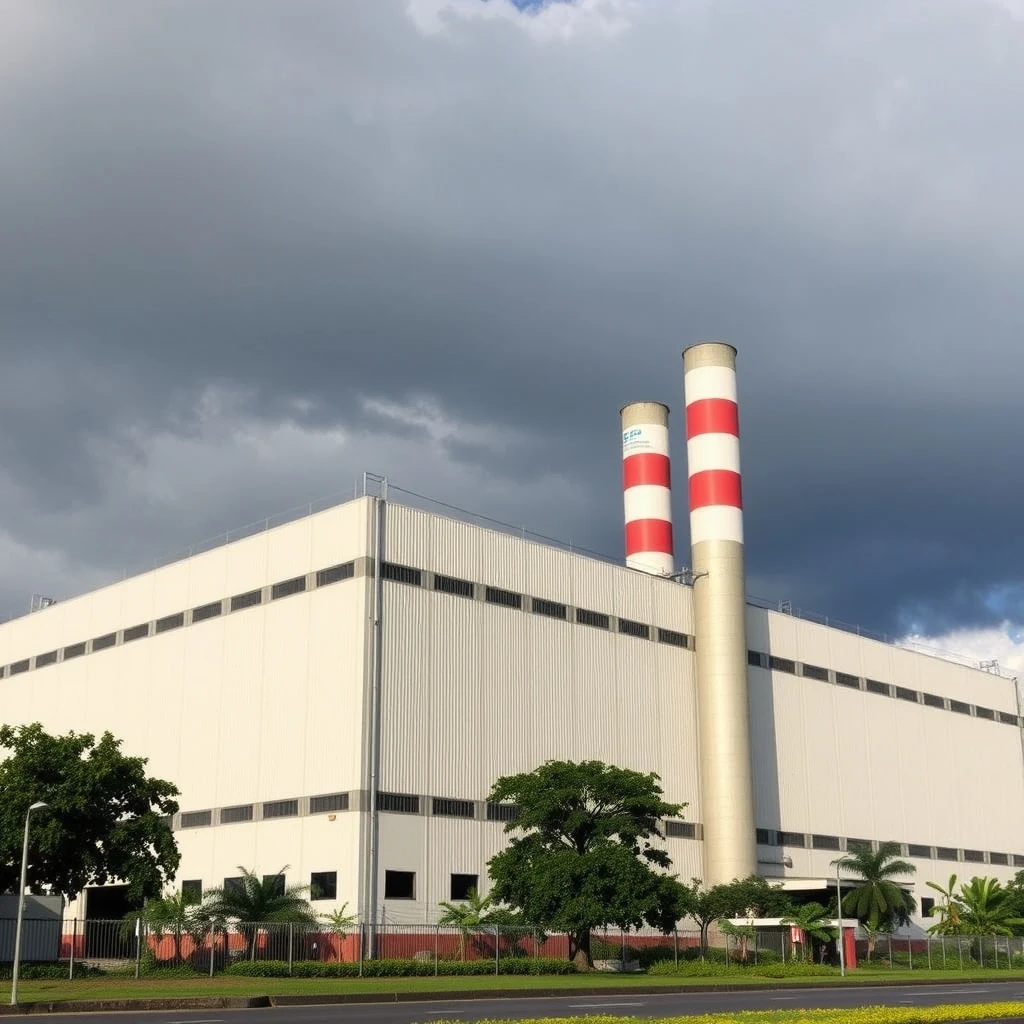 Gedung operasional PT Gudang Garam Tbk yang menjadi fokus perhatian investor di pasar modal.