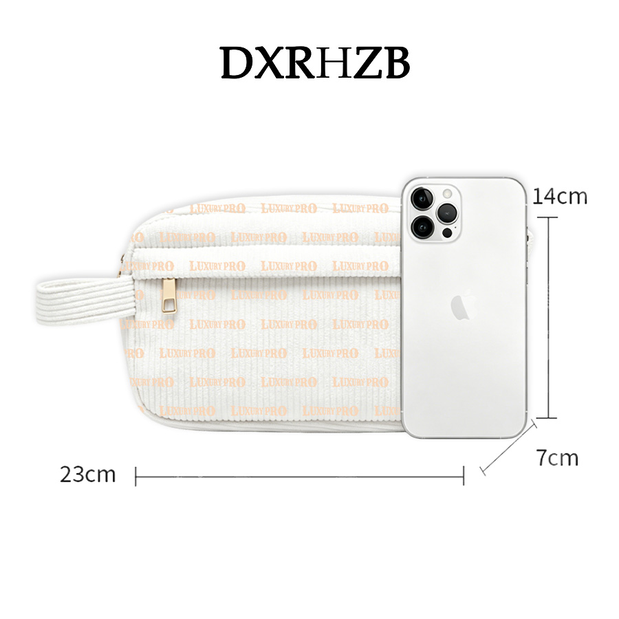 Corduroy Cosmetic Bag
