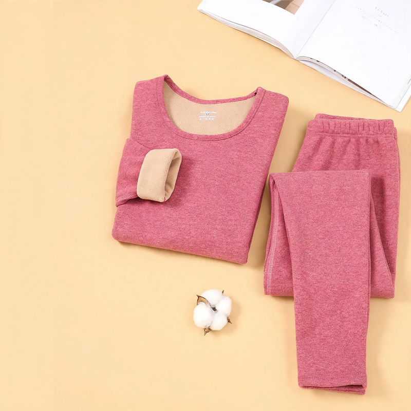Padded Thermal Underwear Set for Men and Women