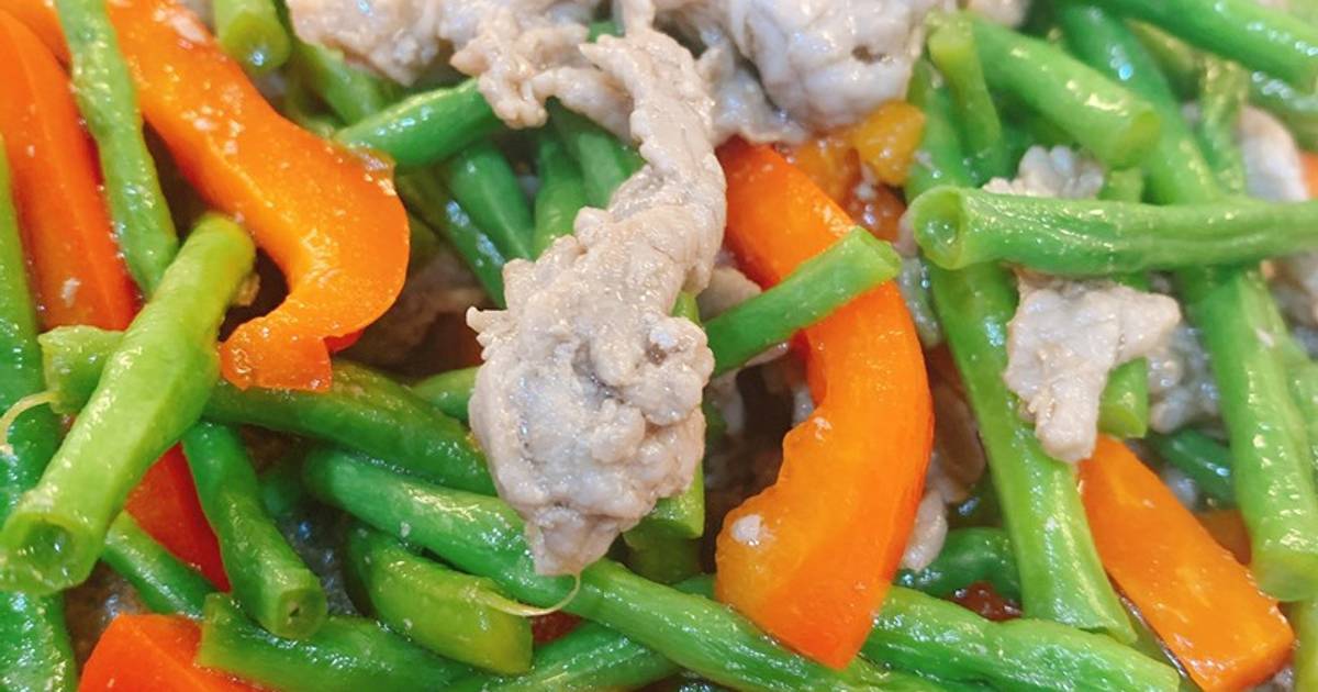 Bò xào đậu đũa