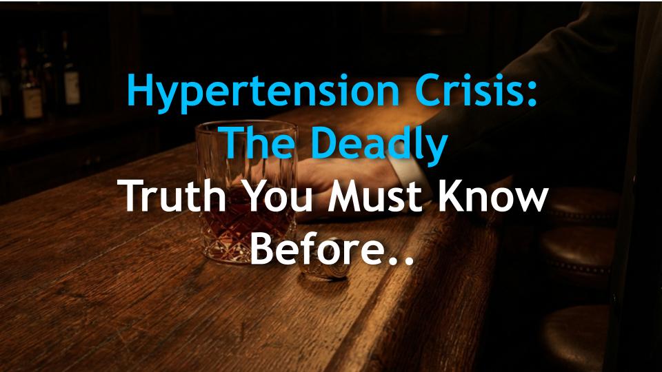 Hypertension Crisis: The Deadly Truth You Must Know Before It Strikes