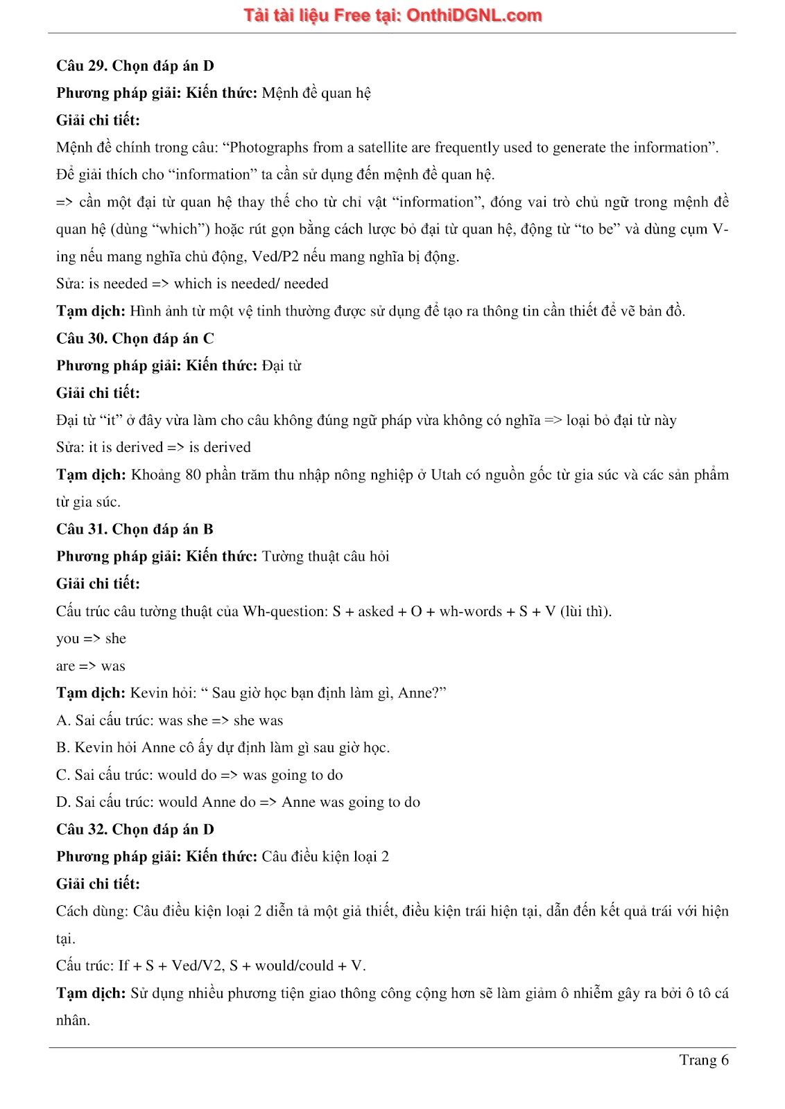 800 bài tập môn Tiếng Anh - Ôn thi ĐGNL ĐHQG TP HCM Phần 22