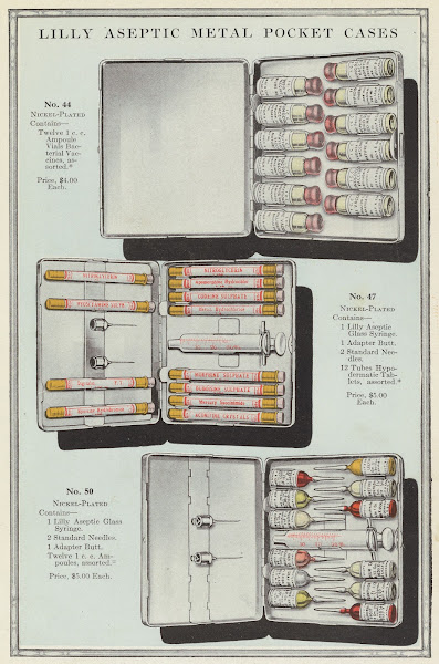 Lilly Aseptic Metal Pocket Cases 1919