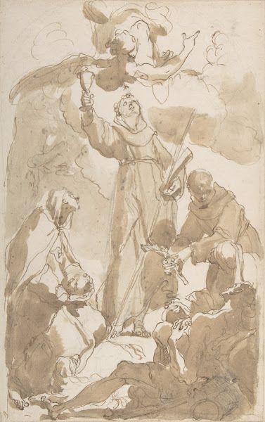 Saint Margaret of Cortona Saint James of the March and Saint Didacus 17341802