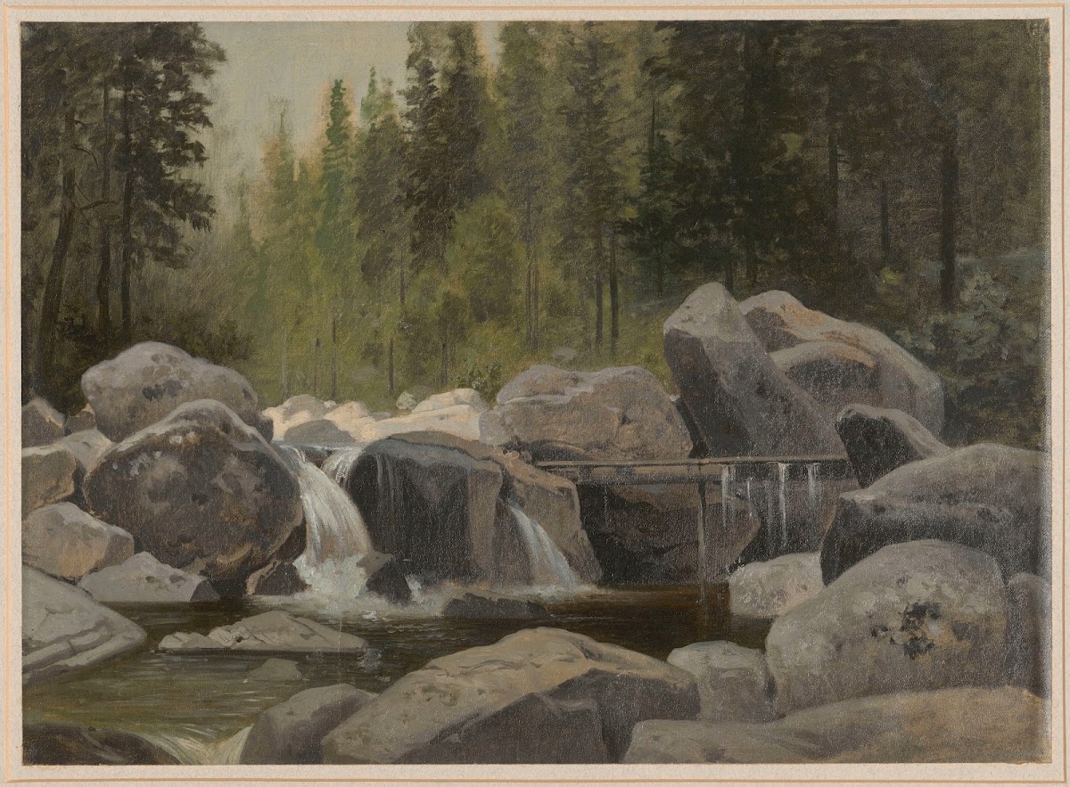 The Karkonosze stream with rocks 1849   1851