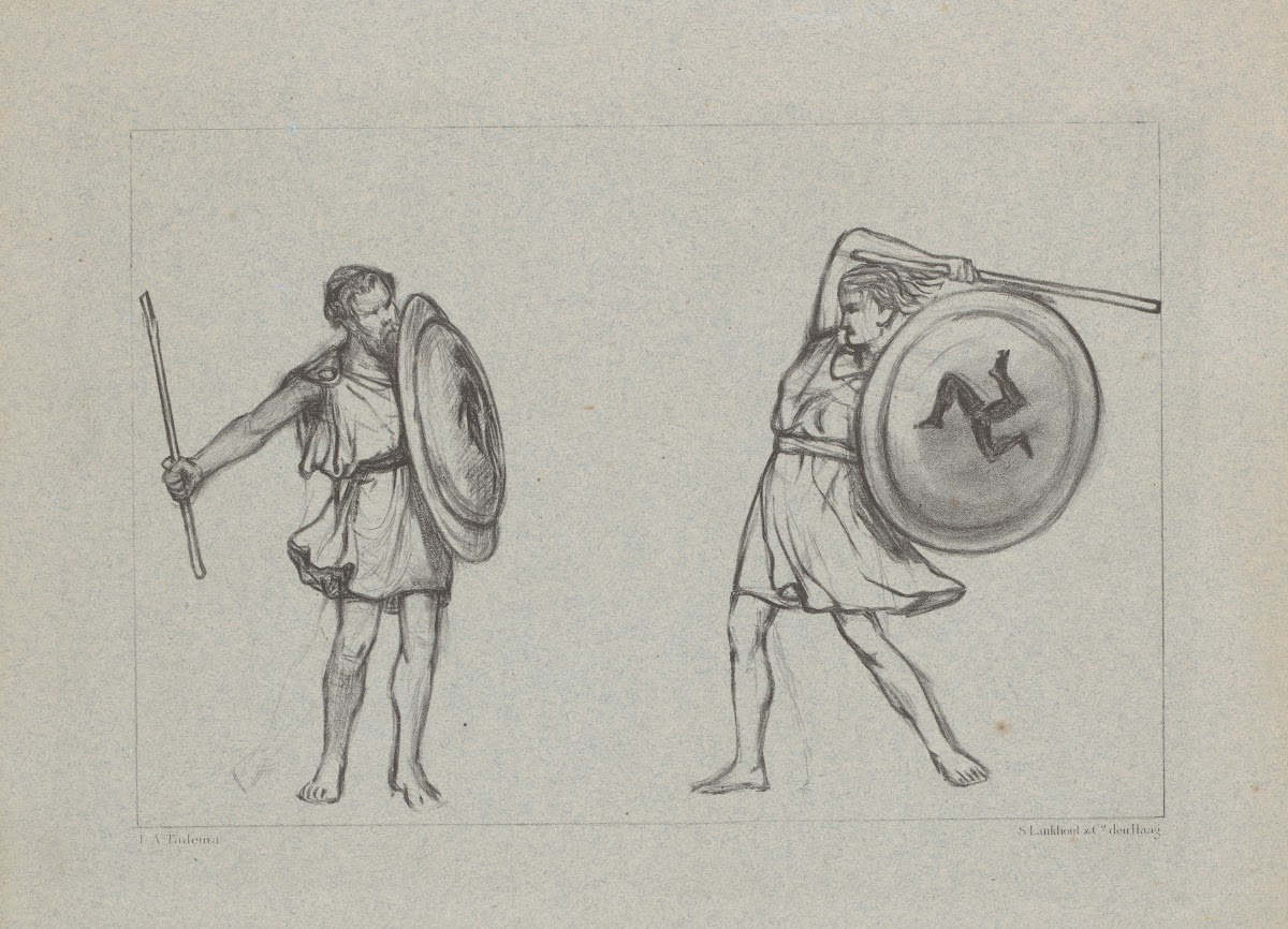 Twee Griekse krijgers 1877   1903