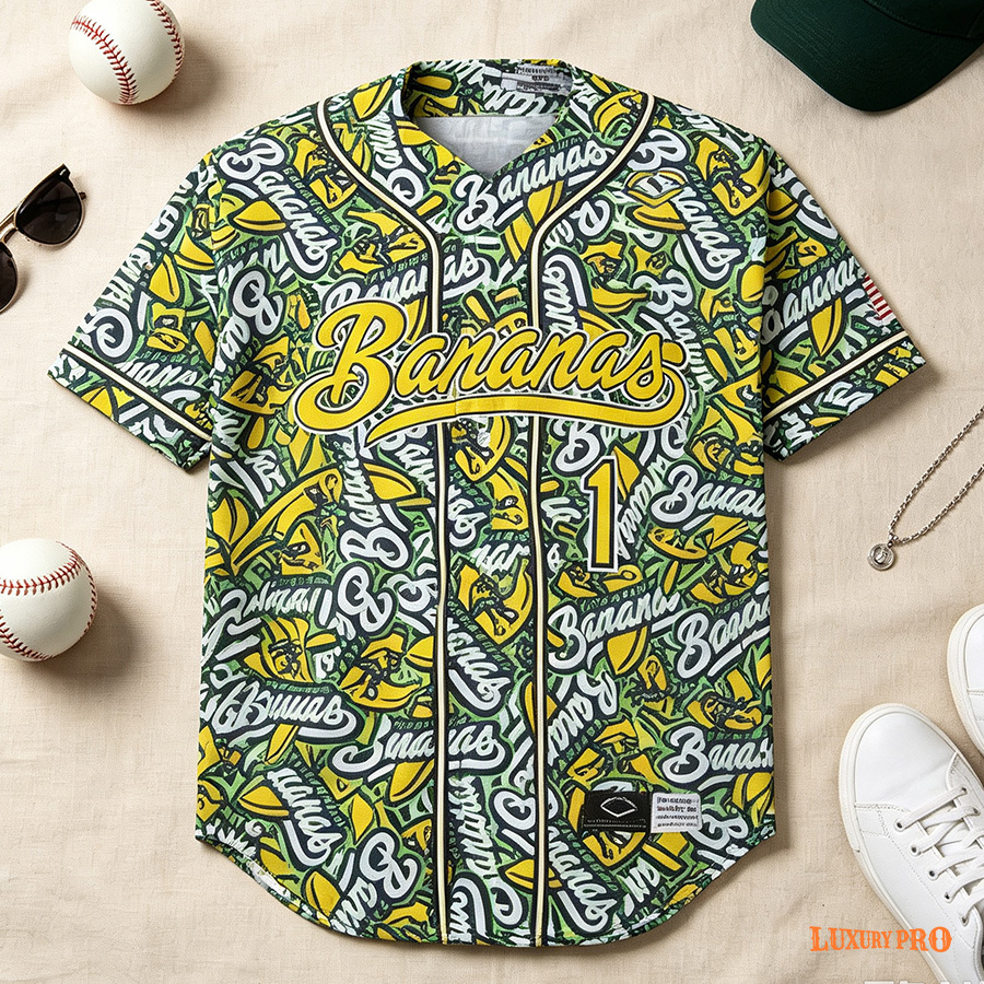 AOP XVM Printed Baseball Cardigan