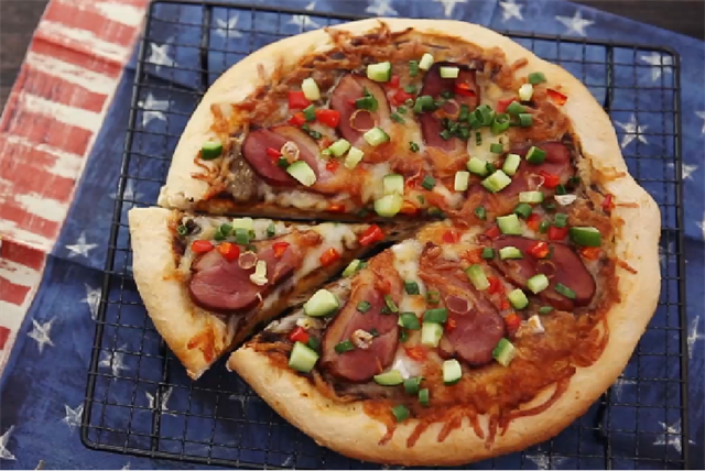 Pizza Thịt Vịt Hun Khói