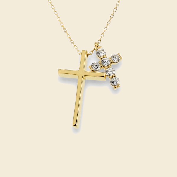 Double Cross Pendant