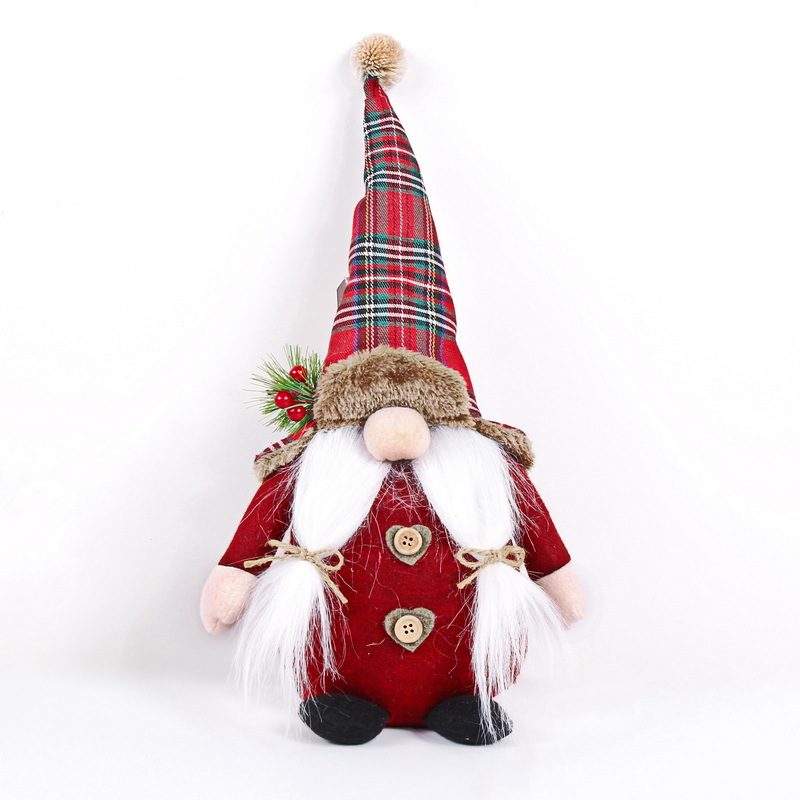 Christmas gnome figure as table decoration