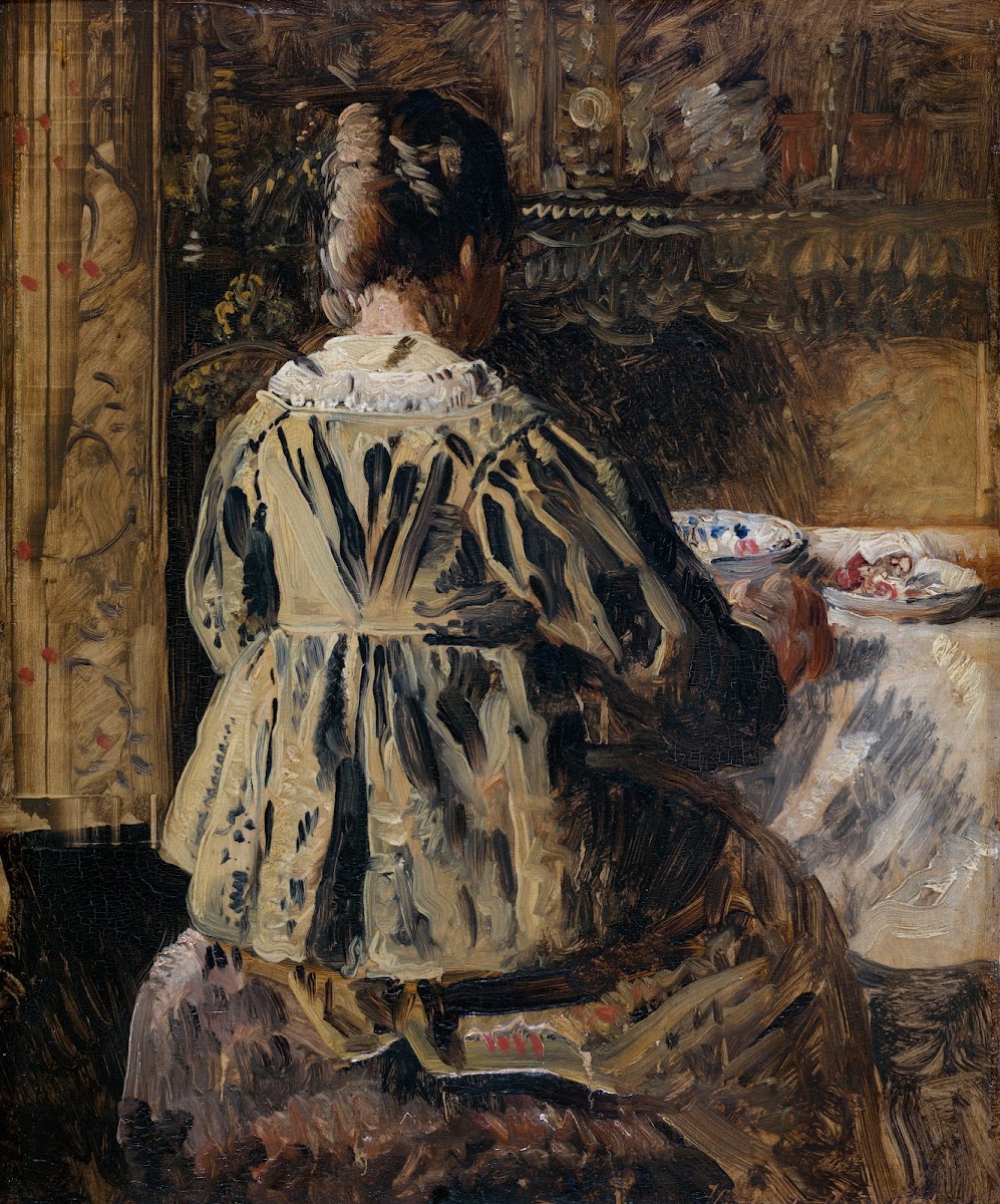 The Meal or Woman Seen from the Back 1881 1885