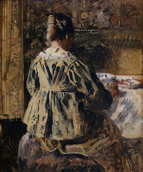 The Meal or Woman Seen from the Back 1881 1885