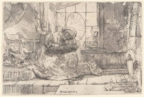 The Virgin and Child with the Cat and Snake 1654
