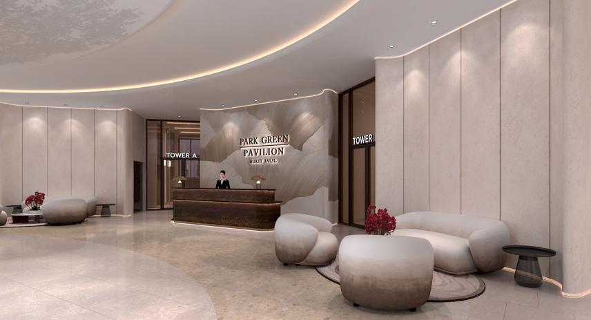 Park Green Pavilion Bukit Jalil — lobby reception area