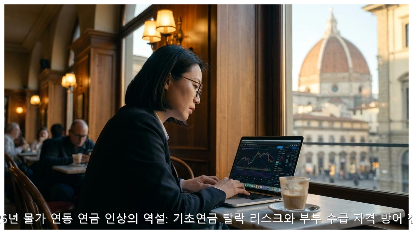 2026년 물가 연동 연금 인상의 역설: 기초연금 탈락 리스크와 부부 수급 자격 방어 전략 핵심 안내 및 분석 인포그래픽 (6)