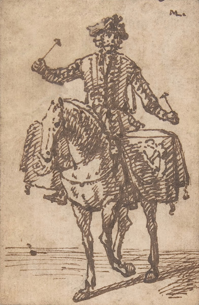A Mounted Drummer from the Front 16701702