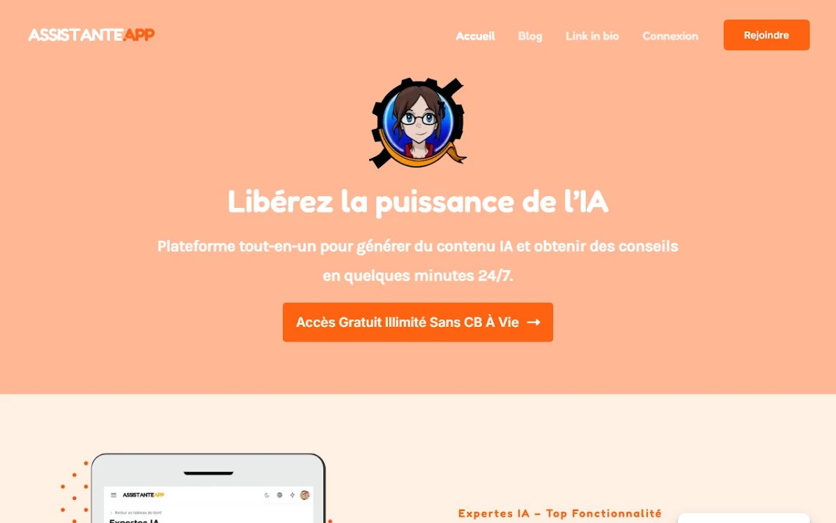 Captura de Assistante App