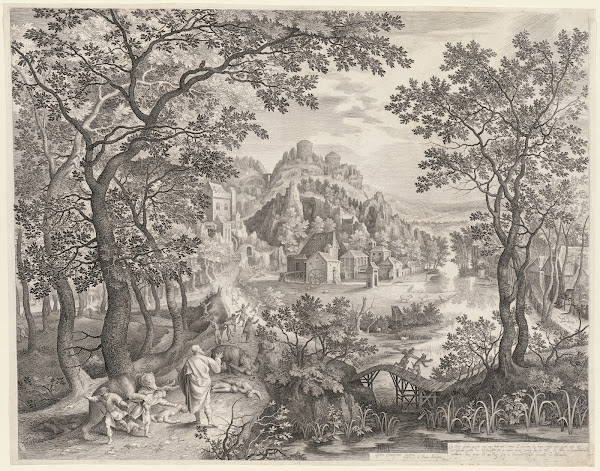 Elisha Cursing the Children of Bethel Who Are Being Devoured by the Bears 1602