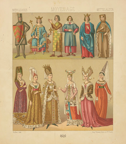 Figures historiques  costumes civils et militaires de la noblesse francaise du X