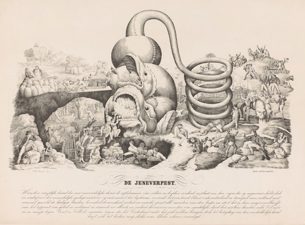 Allegory Of Distilling And Drinking Gin