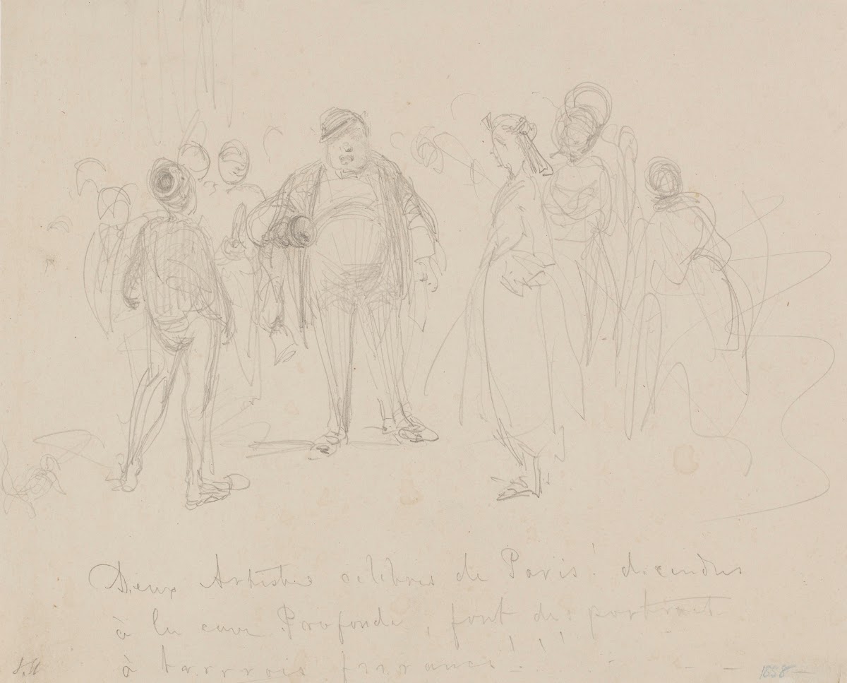 Deux Artistes Célèbres de Paris 1858
