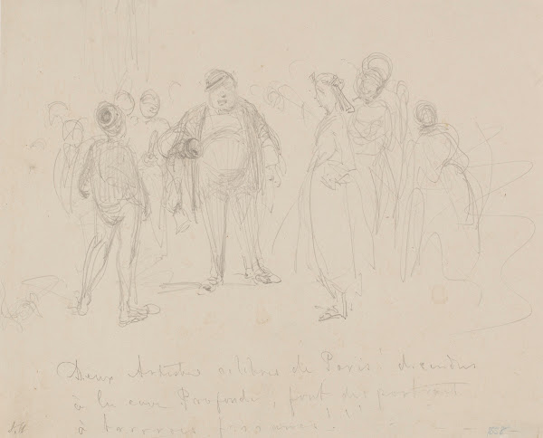 Deux Artistes Célèbres de Paris 1858