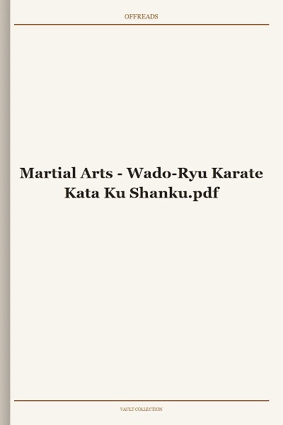 Wado-Ryu Karate Kata Ku Shanku