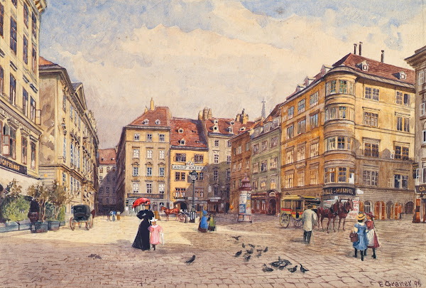 Der Judenplatz In Wien 1895