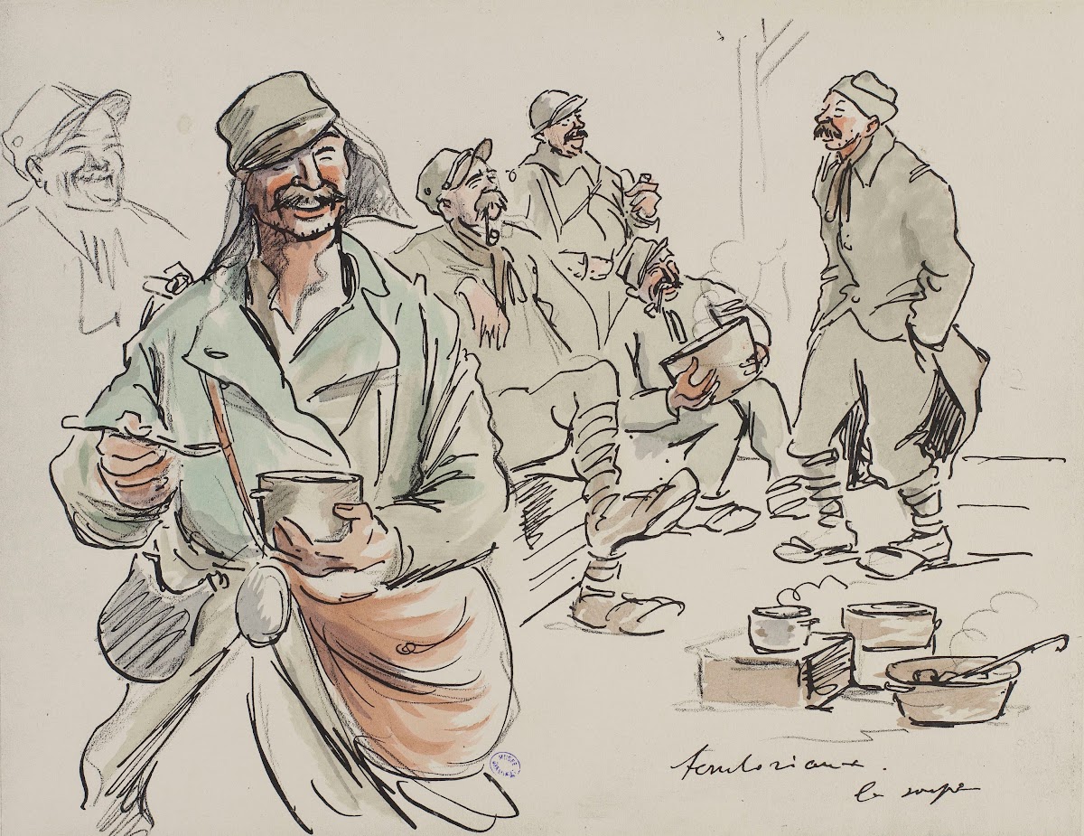 Territoriaux La soupe 1915 1916