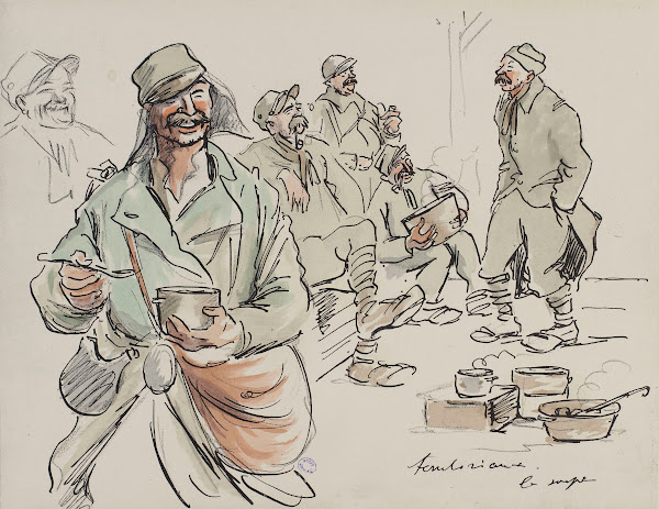 Territoriaux La soupe 1915 1916