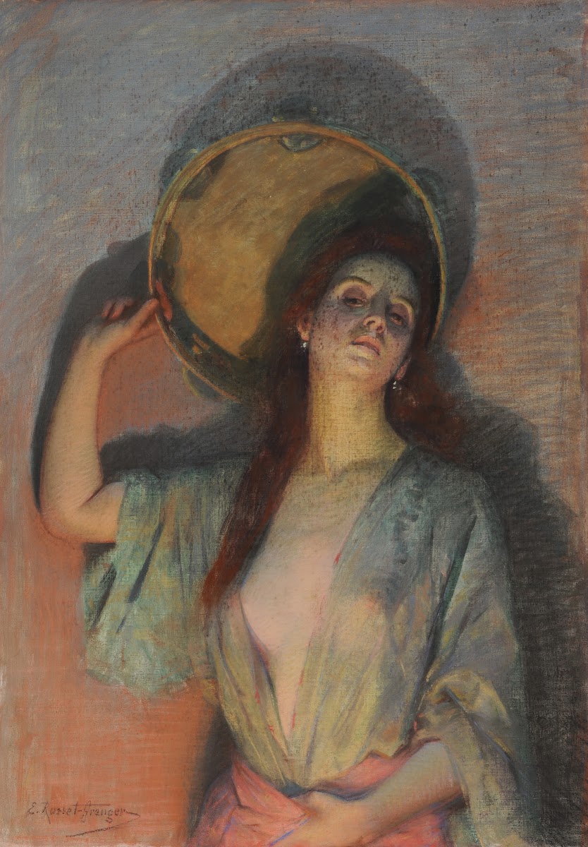 La femme au tambour de basque 1892
