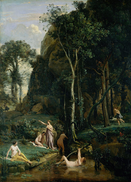 Diana and Actaeon Diana Surprised in Her Bath 1836