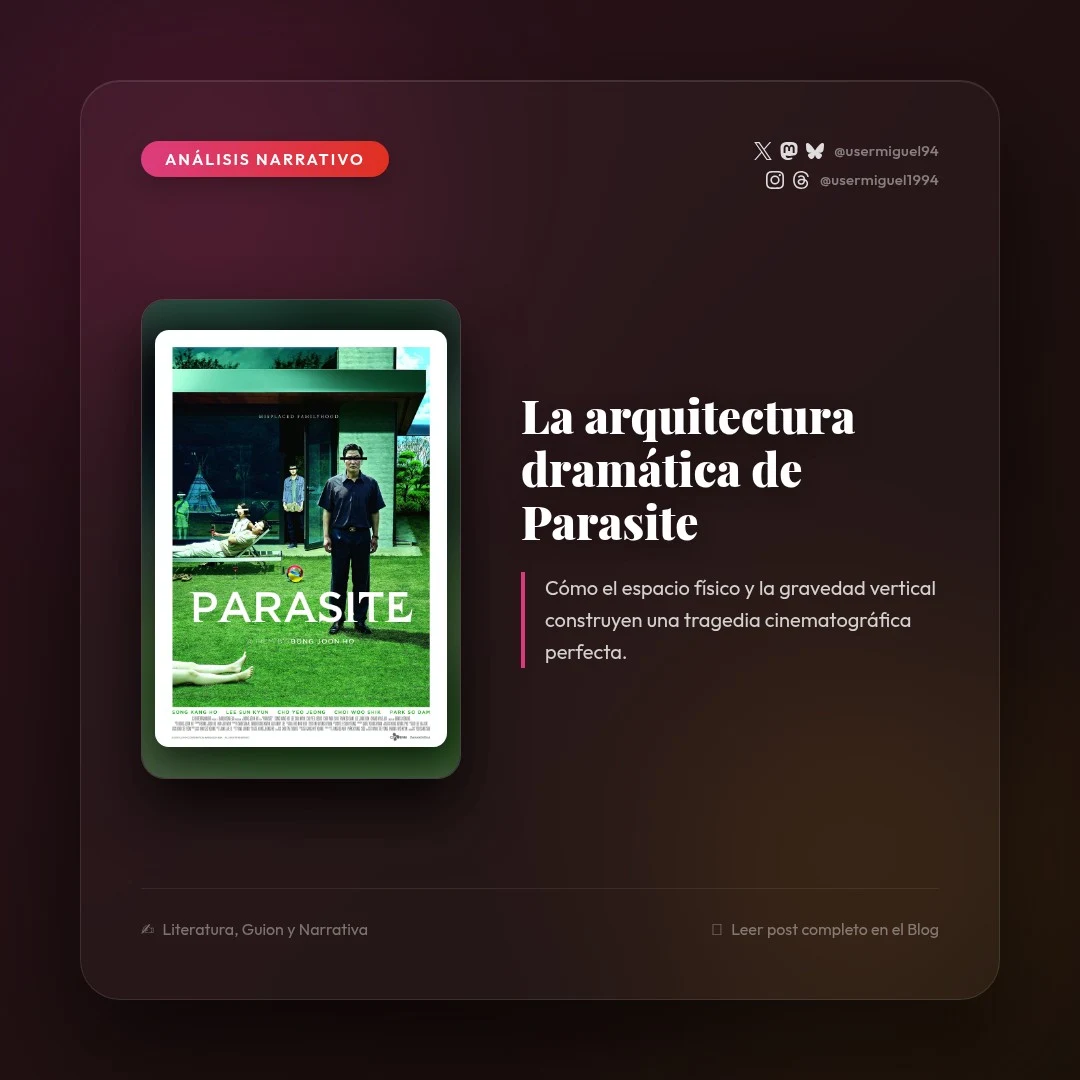 Parásitos: La arquitectura como motor del conflicto dramático