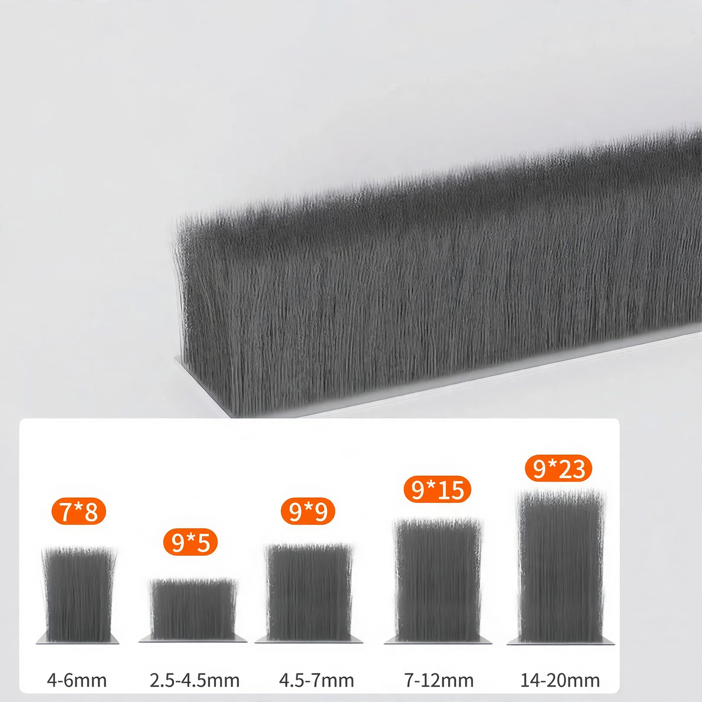 Window and door sealing tape with adhesive backing