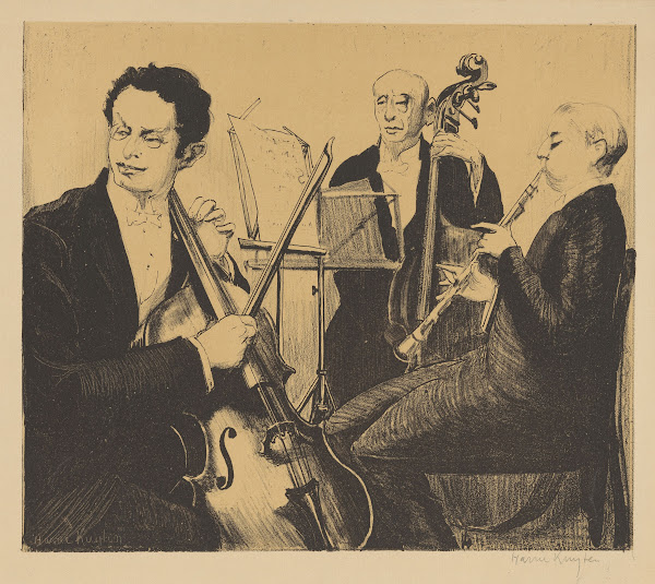 Three musicians 20th century