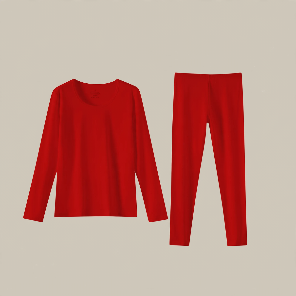 Baumwoll-Unterwäsche-Set in Rot, ideal als Geschenk