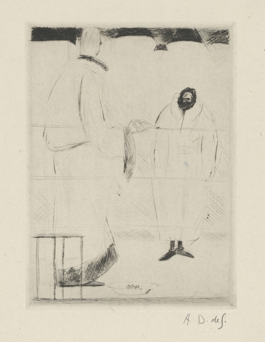 Tableau de la boxe illustré de 29 gravures à leau forte pl 31 1923