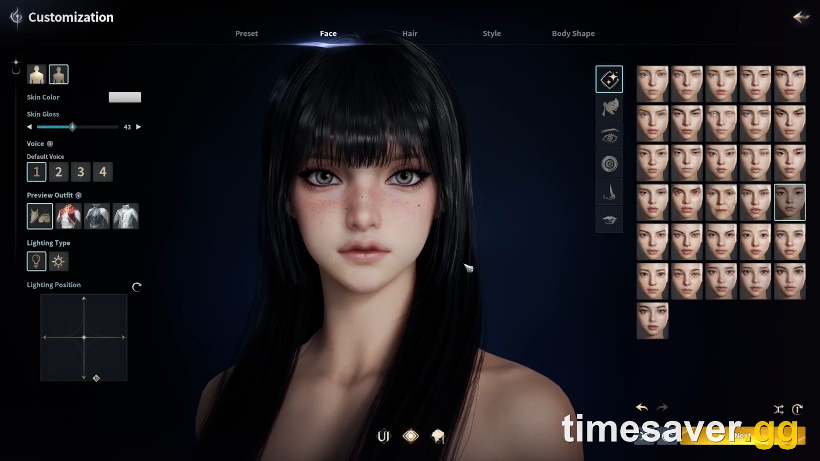AION 2 faction selection during character creation