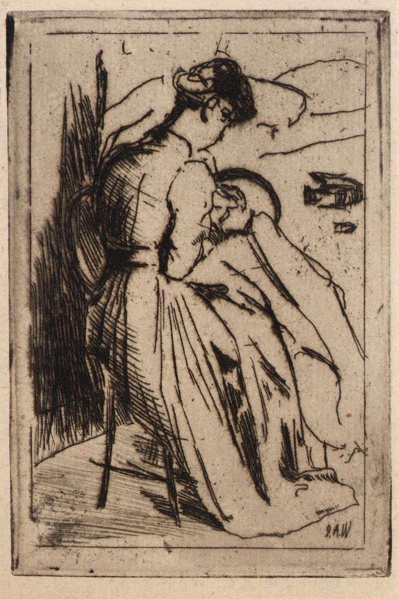 Woman Embroidering 1889