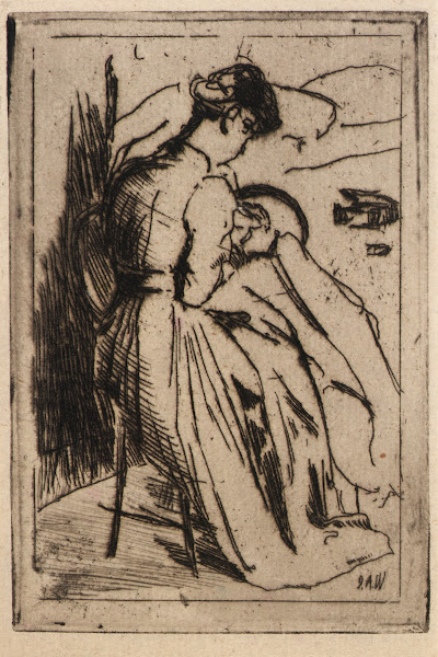 Woman Embroidering 1889