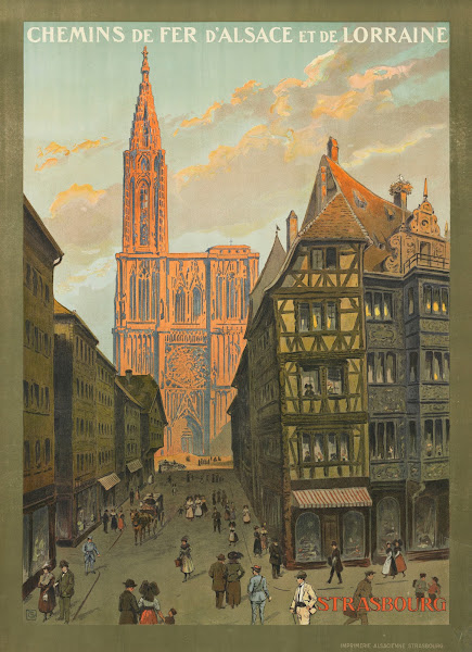 Chemins de fer dAlsace et de Lorraine Strasbourg 1920