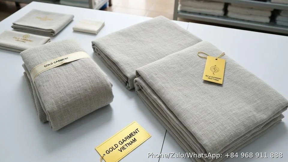 Linen Fabric Wholesale - Gold Garment Vietnam