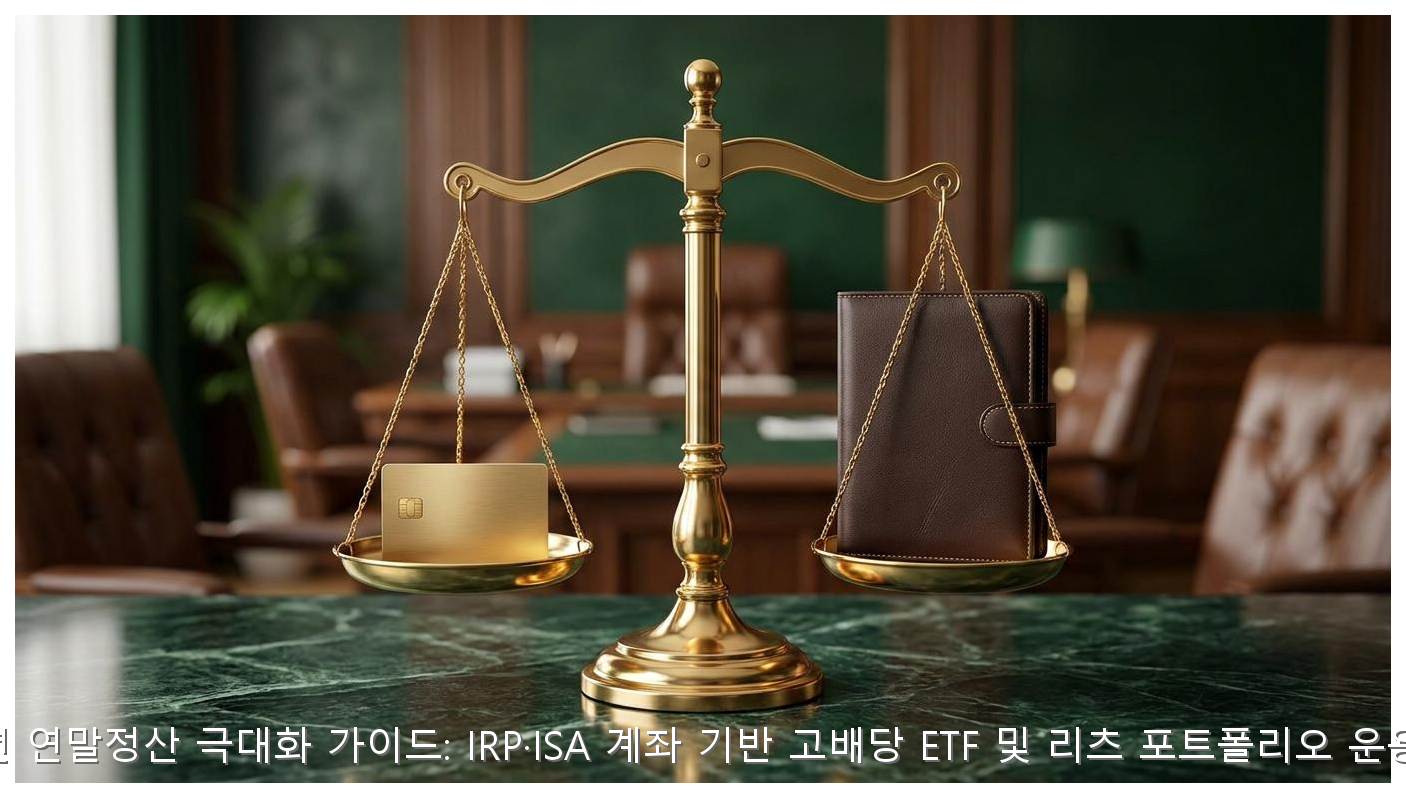 2026 IRP·ISA 고배당 ETF 및 리츠 절세 가이드 핵심 안내 및 분석 인포그래픽 (3)