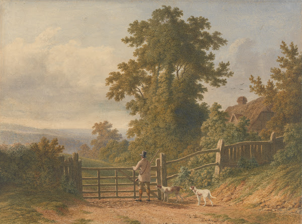 Sportsman and His Dogs 1828