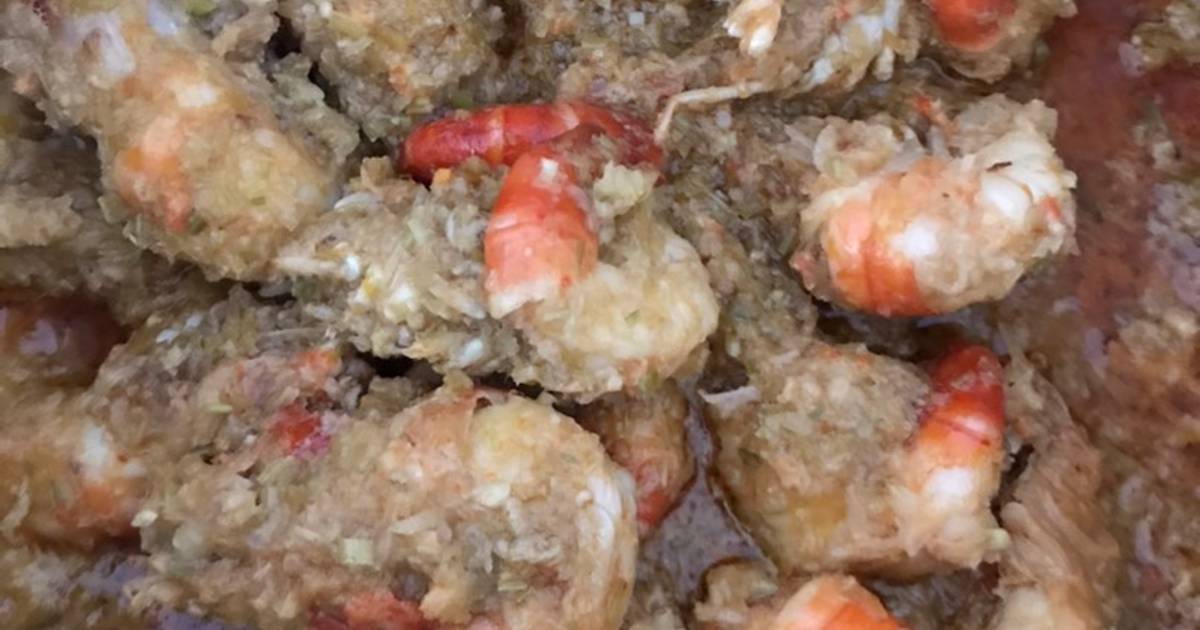 Tôm càng kho cốt dừa