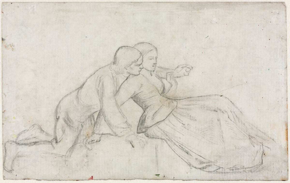 Study for The Hireling Shepherd 1851
